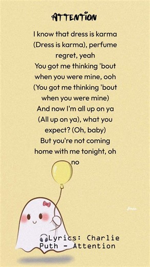 Attention | Charlie Puth | lyrics 🎧