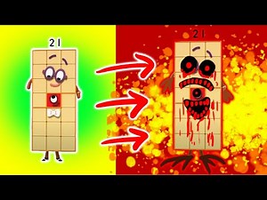 Numberblocks 21 as Horror Version fan made edit