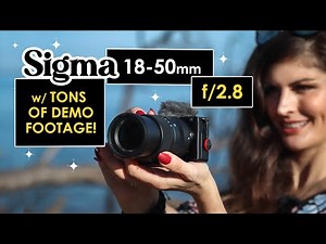 Sigma 18-50mm f/2.8 DC DN Contemporary Lens for VIDEO- Review & FOOTAGE on Sony Zv-e10