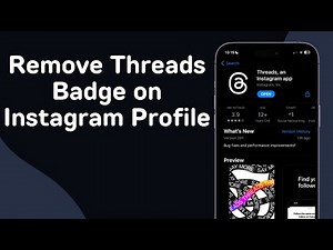 How to Remove Threads Badge on Instagram Profile (Full Guide)