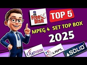 2025 के टॉप 5 DD Free Dish MPEG-4 सेट टॉप बॉक्स ✅ || DD Free Dish || MPEG-4 || Set Top Box