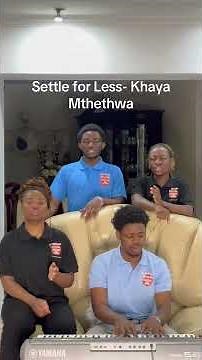 Settle for less-Khaya Mthethwa #lesnyanguila