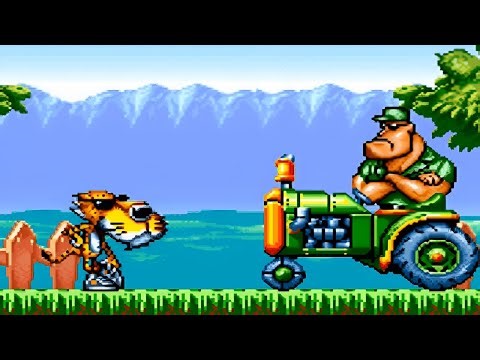 Chester Cheetah Wild Wild Quest All Bosses (No Damage With Ending) SNES