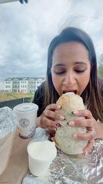 HE DOES NOT CHEW HIS FOOD 😡 #maiyaazi #rockpaperscissors #mukbang #chipotle #husbandwife