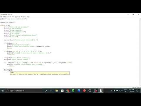 Loop based calculator python program 👾