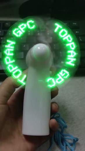 led 文字扇風機/ ＬＥＤミニ扇風機/ＬＥＤ扇風機 /LED fan