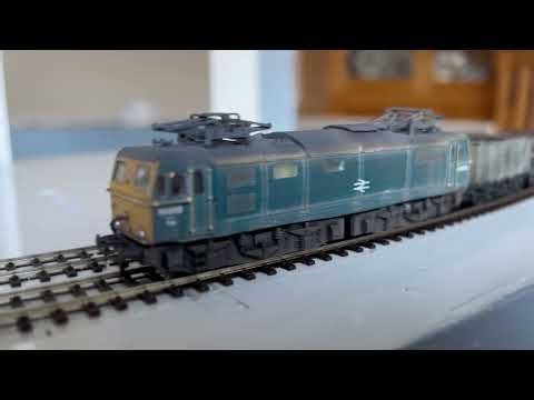 Banking test train with light wagons