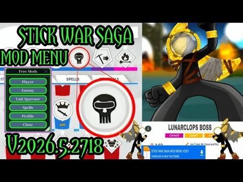Stick War Saga Mod Menu - v2026.5.2718