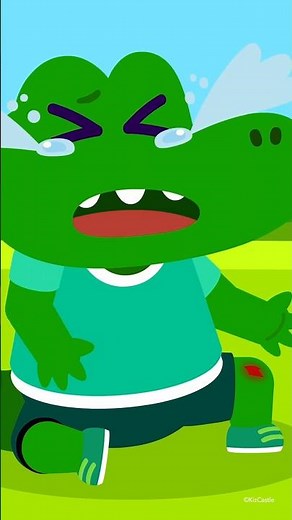 Bump! My Knee Is Bleeding! 🚨 JunyTony to the Rescue 🚨 #JunyTony #Cartoon #Shorts