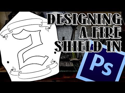 HOW TO DESIGN A FIRE HELMET SHIELD USING PHOTOSHOP