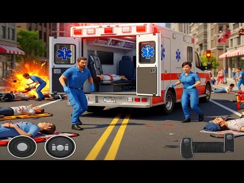 Ambulance Simulator 2025 🚑 | Real Rescue Driving Experience - Android GamePlay