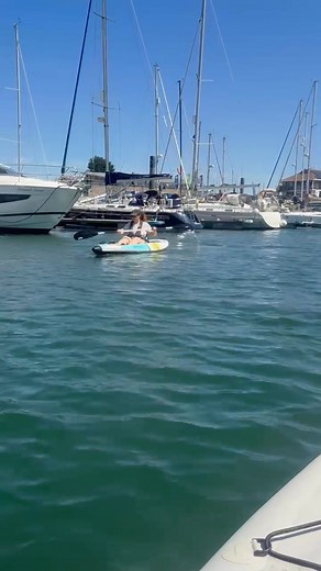 A Summer throw back paddling out in Plymouth with our Sea Eagle EZLite 10 Kayak … https://www.spindriftltd.com/sea-eagle-inflatable-kayaks-fishing-boats-canoes-1-c.asp | Spindrift UK LTD