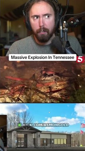 Massive Explosion in Tennessee 💔 #asmongold #tennesse #explosion