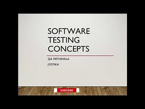Session 7 Software Testing Levels Manual testing Tutorial Series