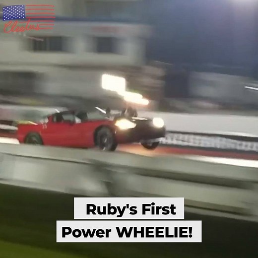 Ruby's First Power Wheelie Ends With a MESS!!! | Cleetus McFarland