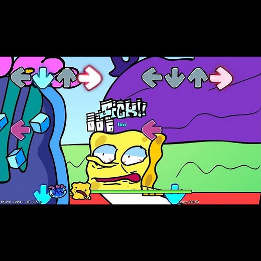 Friday Night Funkin' - Spongebob VS. Water [Thirst] - Sponge Dehydration (FNF MODS)#2 #Shorts