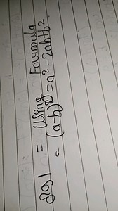 Using the formula (a-b)^2 = a^2 - 2ab   b^2, expand and simplif... | Filo