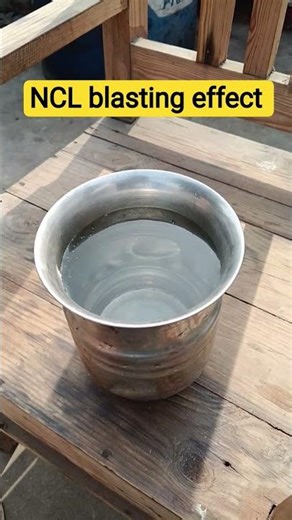 Coal mine (NCL) blasting effect .