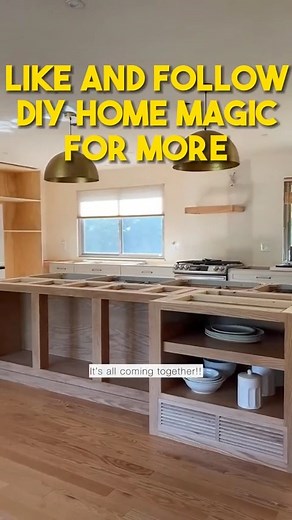 23K views · 210 reactions | I built a wall!! credits #partitionwall #wallbuild #diyhome #openconcept #buildinghome | DIY Home Magic | Facebook