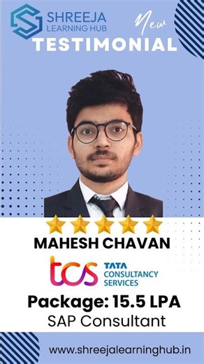 Congratulations on Your Placement | Shreeja Learning Hub Student Success 🎉