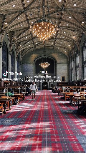 Exploring the Hogwarts Reading Room at UChicago