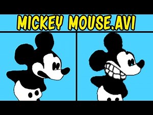 FNF Vs Mickey Mouse.Avi Demo | Full Mod | Cutscenes