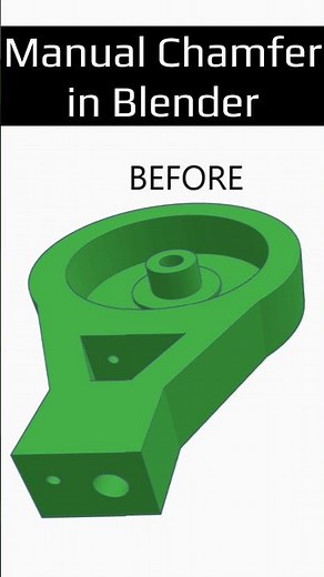Fixing Tinkercad mesh in Blender (Fast & Clean) 🛠️ #shorts #blender #3dprinting