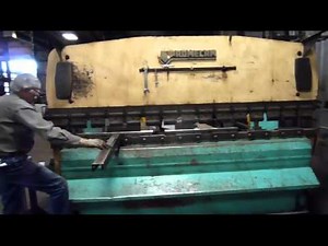 Promecam Upacting Hydraulic Press Brake, Model RG103, 110 Ton Capacity