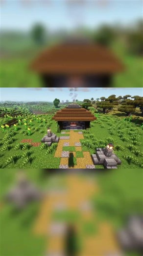 Smelting Hut #cozyambience #minecraft #tutorial