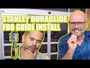 How To Install A FBO Bottom Guide On A Stanley Duraglide Automatic Sliding Door