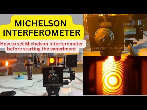 Michelson Interferometer | How to set Michelson Interferometer initially #omlabs #educational #yt