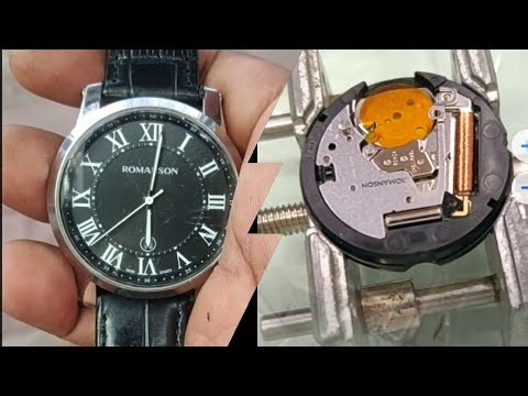 how to repair a romanson watch? assembly & disassembly of ronda cal.505