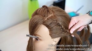 Easy prom hairstyles for long hair. Romantic bridal hair tutorial