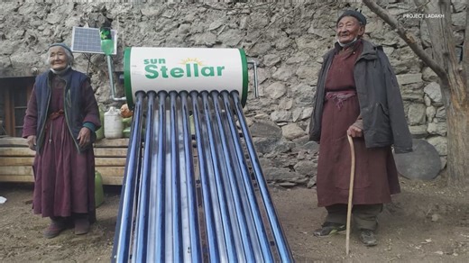 A UT Austin student group helps provide solar water heaters to communities in remote Himalayan villages. | KVUE