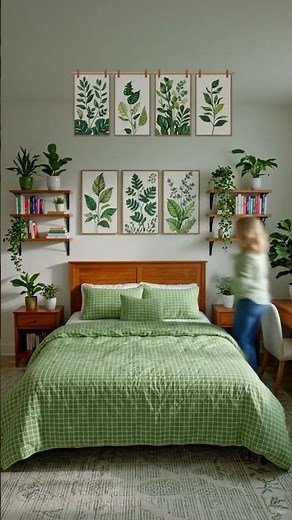 Cozy Green Bedroom Makeover: Aesthetic Room Decor Ideas