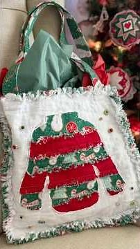 Ugly Sweater Rag Quilt Appliqué (So Much Texture!)