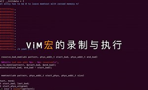 [Vim速成技巧11] - 宏的录制与执行