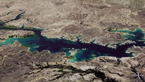 Landsat reveals reservoir changes and bathymetry