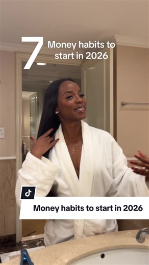 2026 is for tracking, growing and letting your money work for you. 1. Track your money like your life depends on it. I suggest setting up a budget wealth tracker so you know exactly where your money is going, what’s growing, and what needs to change. You can download the one in my bio. 2. Re-wearing outfits instead of purchasing new ones for every special occasion. 3. Build at least one passive income stream. An easy one is @Printful or @Printify 4. Automate all bills Automation removes late fee