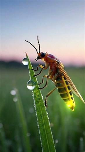 These glowing bugs are actually everywhere #fireflies #bioluminescence #nature