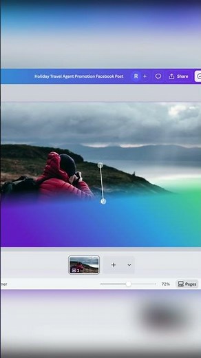 Create a Soft Vignette by Blurring Photo Edges in Canva #CanvaDesign #VignetteEffect #PhotoBlur