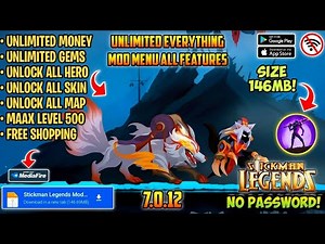 Stickman Legends Mod Apk v7.0.12 Terbaru 2025 - Unlimited Money & Unlock Everything