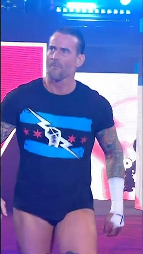CM Punk arrives at #RoyalRumble ⚡️
