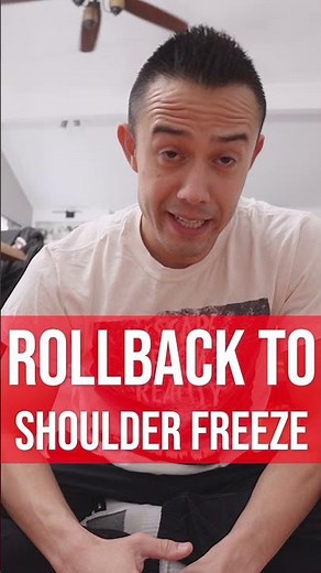 How To Do A Rollback To Shoulder Freeze #shorts