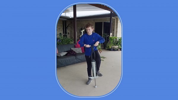 Queensland boy breaks Guinness World Record for jumping on pogo stick