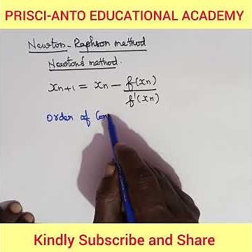 Newton-Raphson method//Formula//Statistical & Numerical methods/// Numerical methods /// BE / BTech/