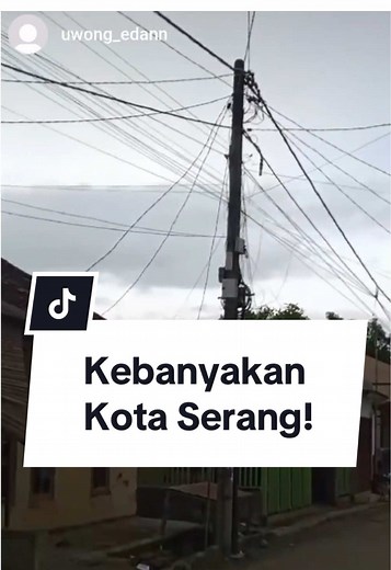 Info Serang: Bahaya Kabel Wi-Fi Rusak di Kota Serang