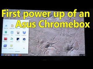 Asus Chromebox first power on and initial test, CN60, M004U