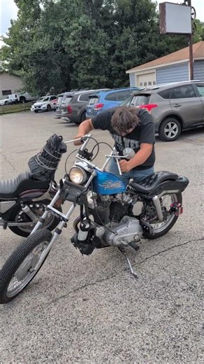 1971 Harley Davidson Sportster Ironhead chopper