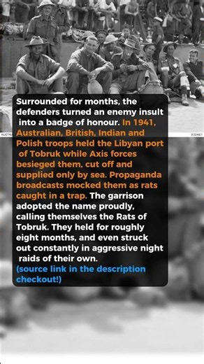Besieged troops proudly adopted the enemy's mocking insult #short #history #ww2